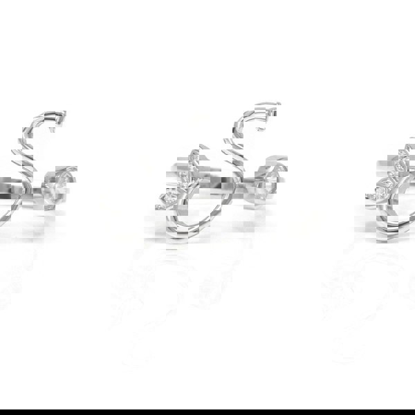 Say It With Adjustable Winged Initial Ring - Sterling Silver