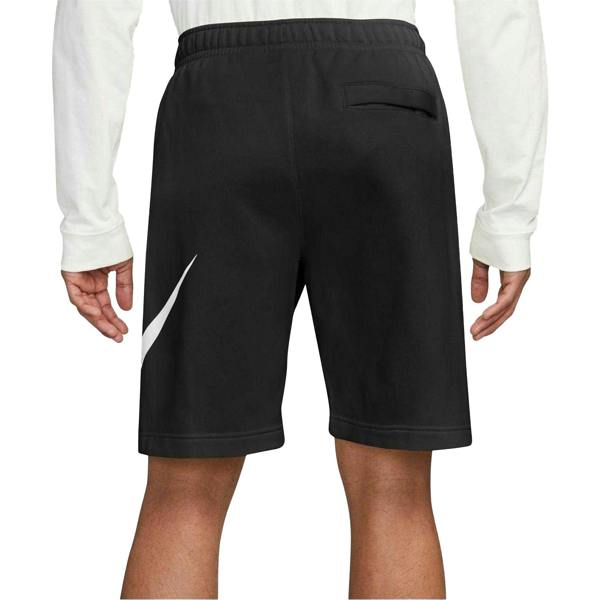 Nike Mens Club Fleece Sweat Shorts - Black/White - 