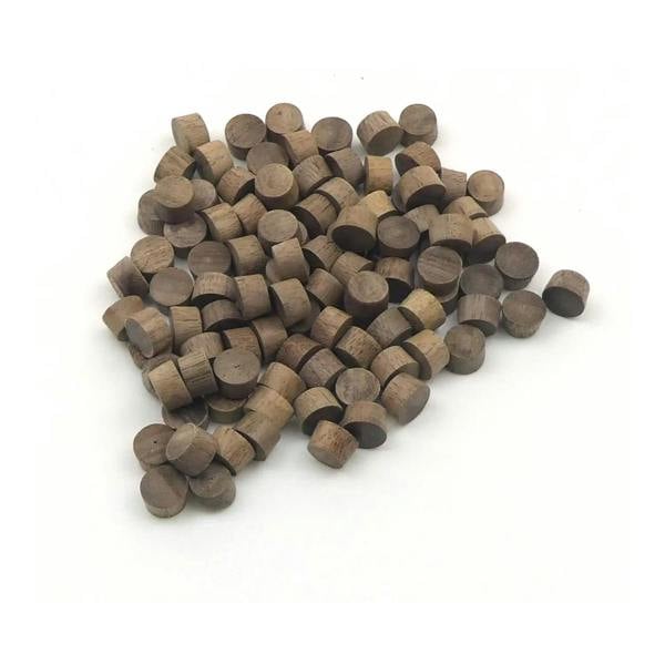 10mm Walnut Flat Head End Grain Plug