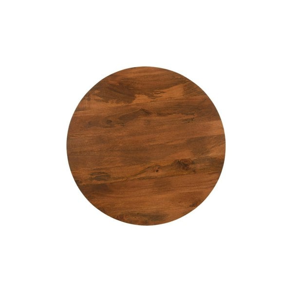 IH Design Osburn Mango Wood Round Coffee Table