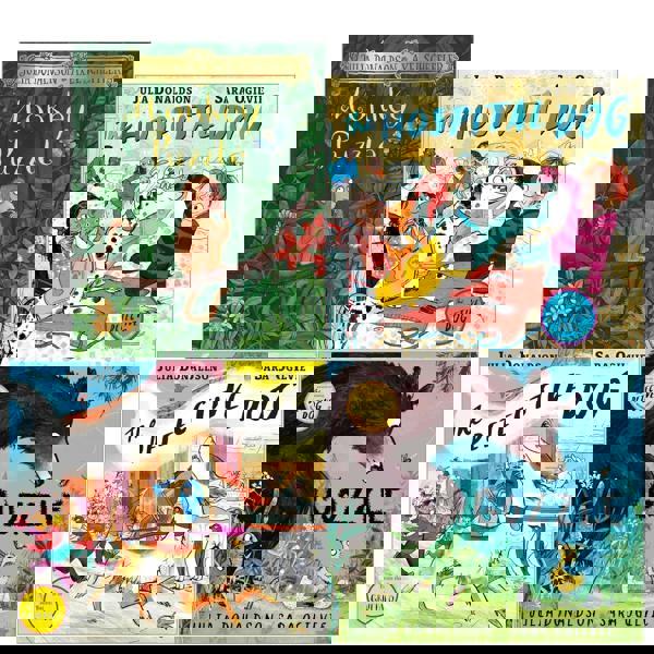 Julia Donaldson Collection 4 Books Set - Monkey Puzzle, The Detective Dog, The Hospital Dog, Gozzle