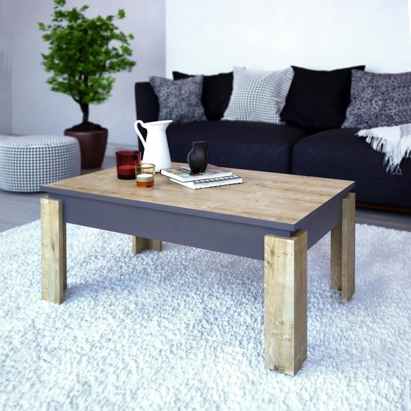 Decorotika Manhattan 90 cm Stylish Modern Coffee Table
