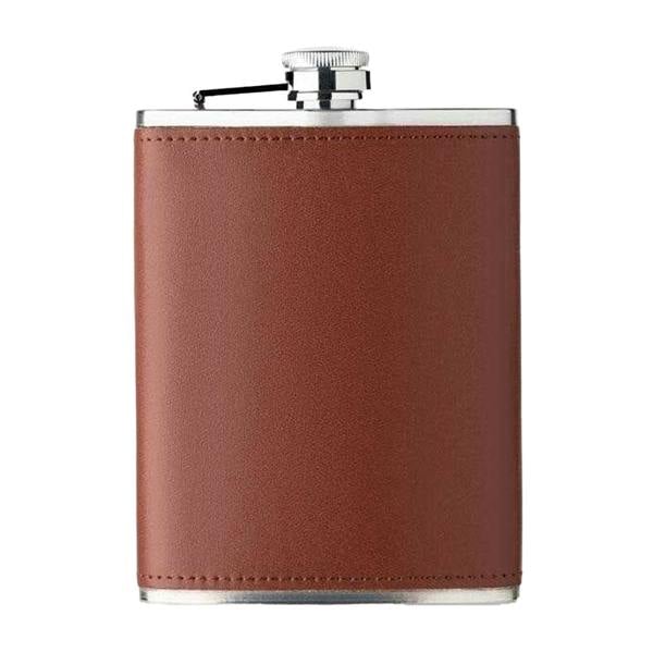 MidOcean Slim 200ml Hip Flask - Brown - 