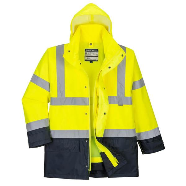 Hi-Vis 5-in-1 Contrast Executive Jacket Portwest