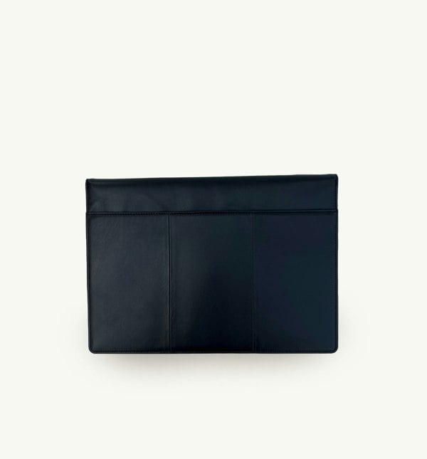 Apatchy London Leather Laptop 13-14 inch Sleeve - Black