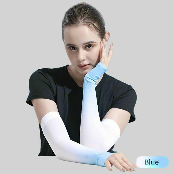 Anniou Ombre UPF 50+ Arm Sleeves - blue