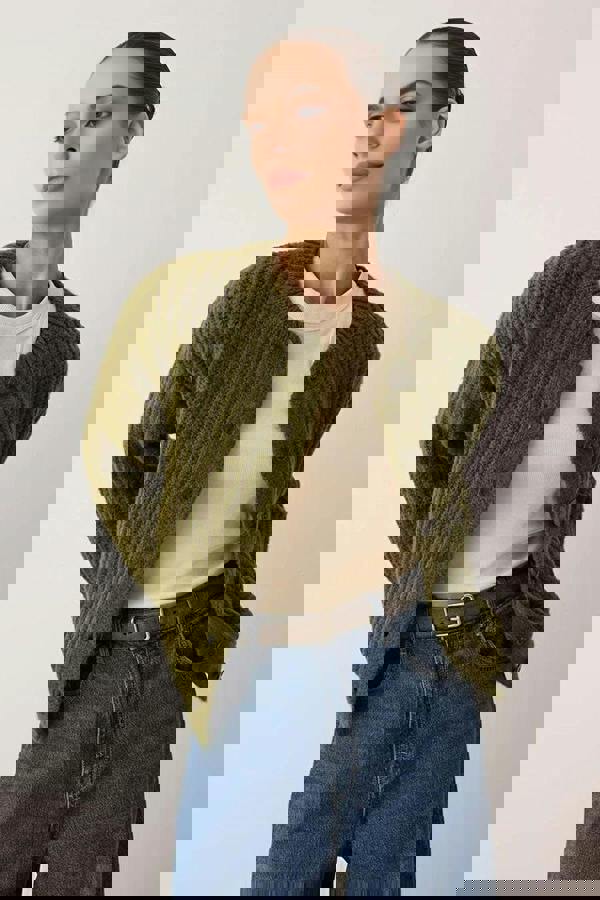 WOVCOR Soft-Textured Basic Knit Cardigan