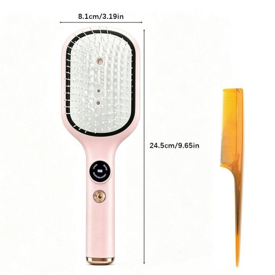 Havendro ELECTRIC SPRAY AIR CUSHION MASSAGE COMB,SELF-CLEANING ANTI-TANGLE ELECTRIC BRUSH