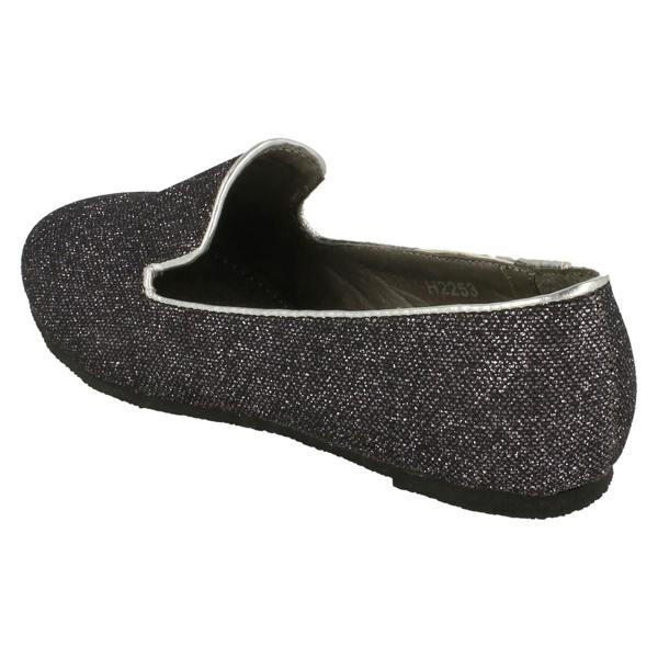 Cutie Girls Cutie Slip On Glitter Ballerina Shoes H2253