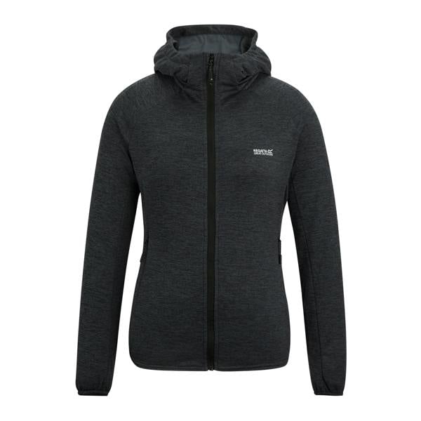 Regatta Womens/Ladies Ferna Stretch Hooded Fleece Jacket - Storm Grey - 