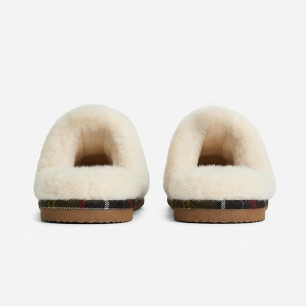 Barbour ELEANORA Mules   in  Cream