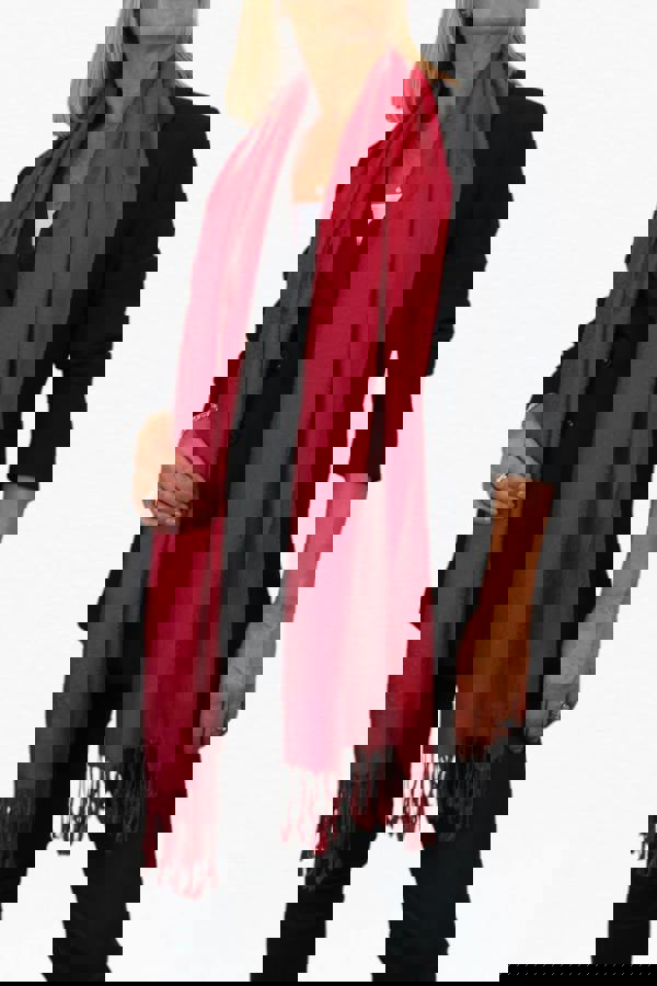 Paulo Due Paisley Jacquard Fine Pashmina Shawl Wrap