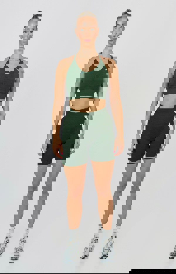 V3 Apparel Tempo Seamless Scrunch Shorts - Hunter Green