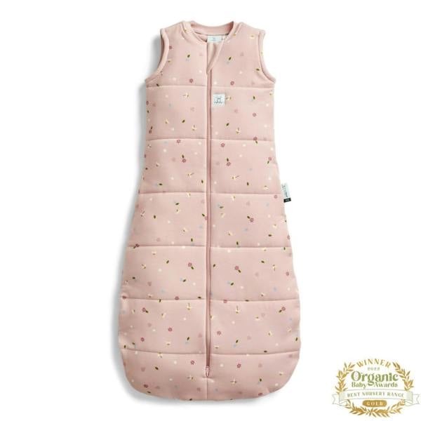 ergoPouch - Organic  Winter Jersey Sleeping Bag - Daisies - 2.5 TOG