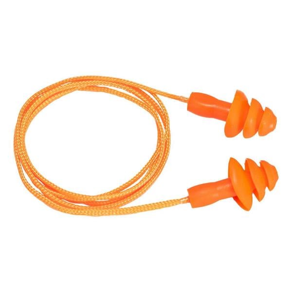 Reusable Corded TPR Ear Plugs (50 Pairs) Portwest