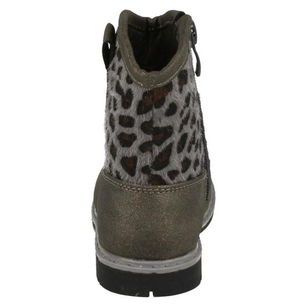 Spot On Infant Girls Spot On Zipped Cowboy Style Printed Boots