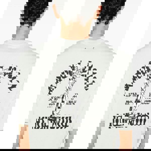 Amiri Jazz Wolf T-Shirt   in  White