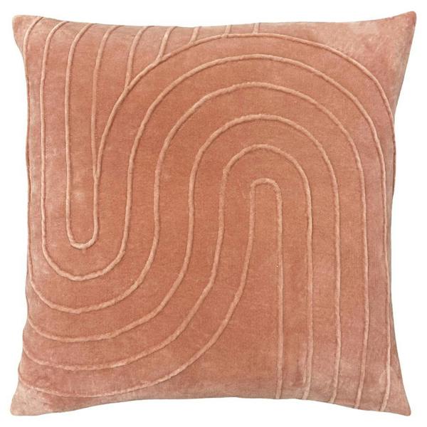 Furn Mangata Velvet Cushion Cover - Blush - 
