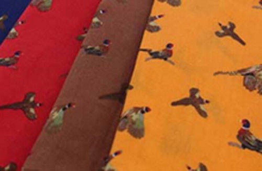 Soprano Ties Boxed Pheasant Handkerchiefs (Pack 5)