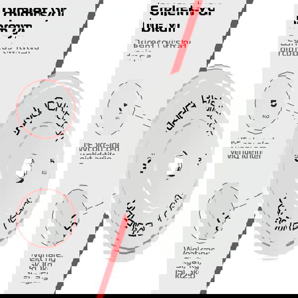 Body Revolution 5kg Olympic bumper plate in white with black lettering, designed for durability and color-coded for easy identification