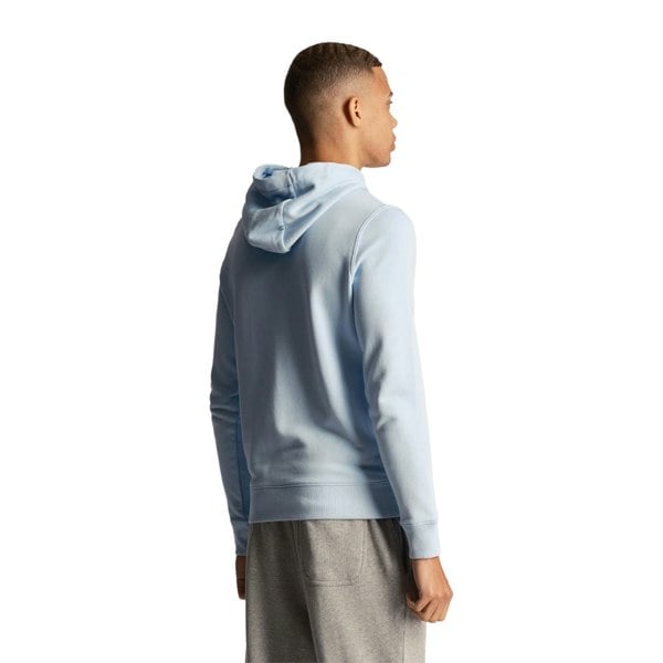 Lyle & Scott Mens Pullover Hoodie - Light Blue