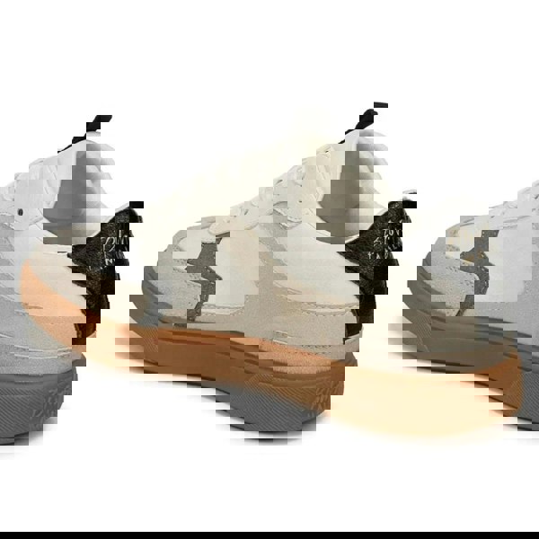 Blowfish Malibu Tastic - Women's White Lace-Up Sneakers