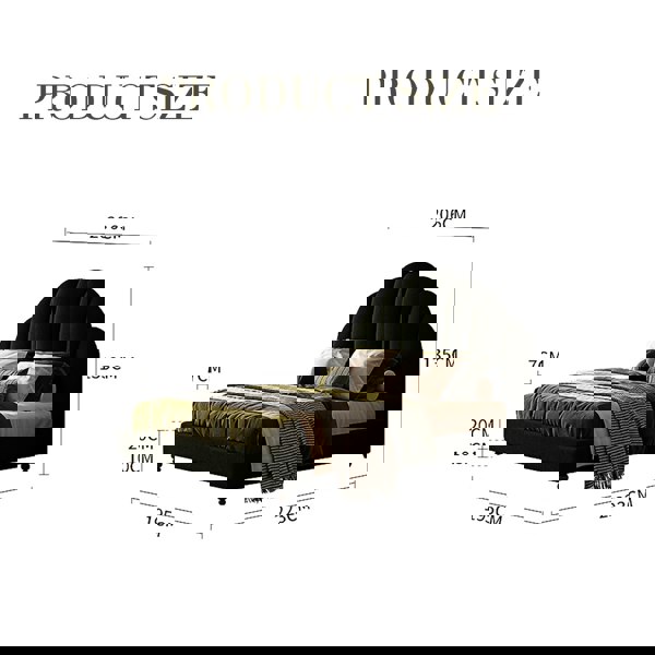 Persephone Shell Double Bed, King Size, Super King Size, Flannelette-Rit Concept-Rit Concept