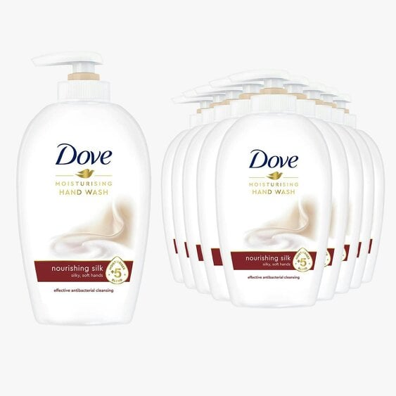 Dove Moisturising Hand Wash Nourishing Silk for Silky & Soft Hands 250ml, 18 Pk