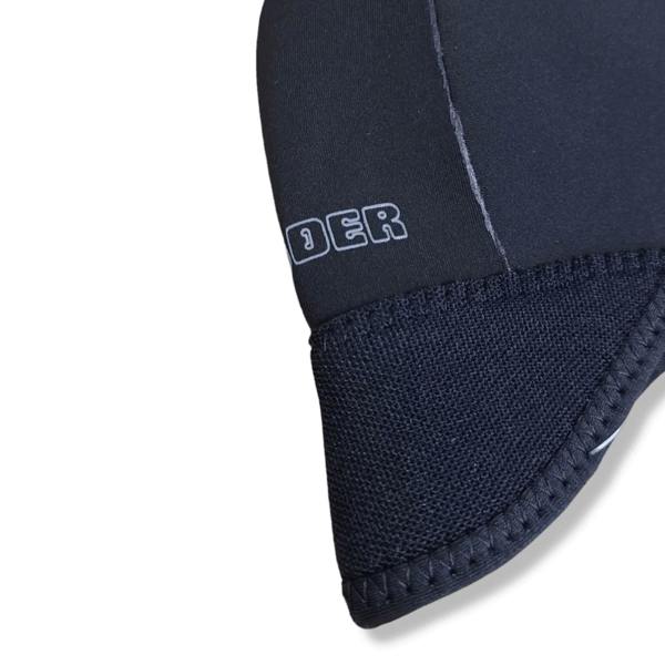 Alder Stealth 2mm Wetsuit Hood Black