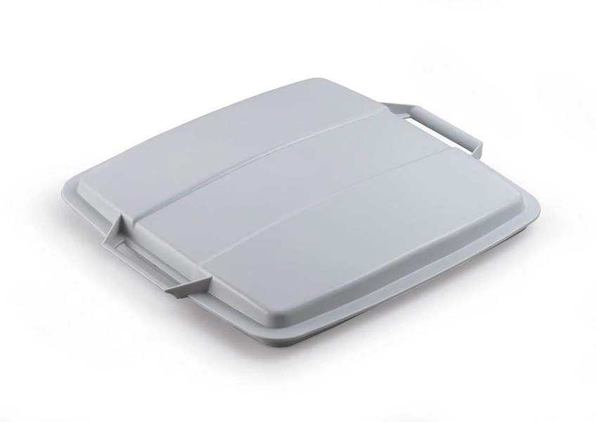 Durable 90L Bin Lid Grey | Square Recycling Bin Lid | Food Safe | DURABIN