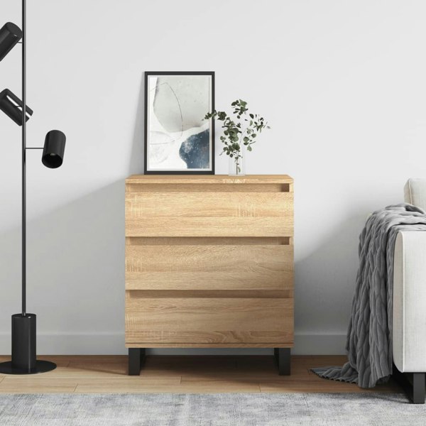 Berkfield Sideboard Sonoma Oak 60x35x70 cm Engineered Wood