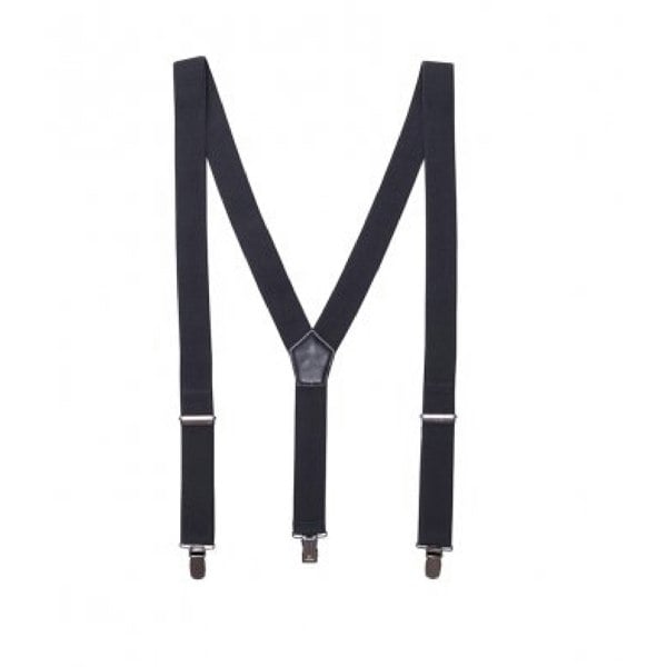 Premier Mens Clip On Braces - Steel