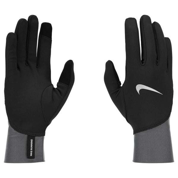 Nike Mens 2024 Pacer Midweight Running Gloves - Black