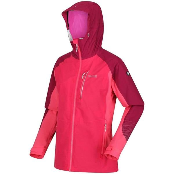 Regatta Womens/Ladies Highton Pro Waterproof Jacket - Rethink Pink/Wild Plum - 