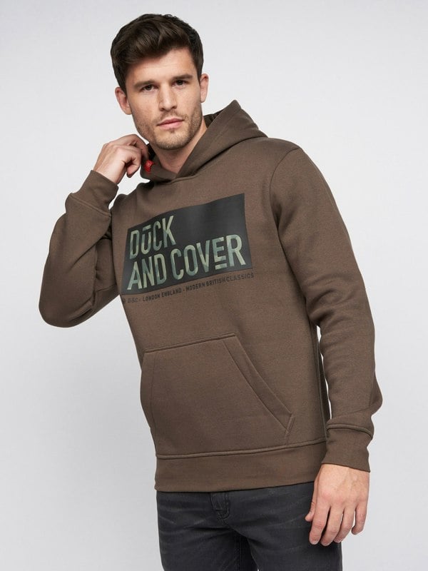 Duck and Cover Quantain Hoodie - Brown