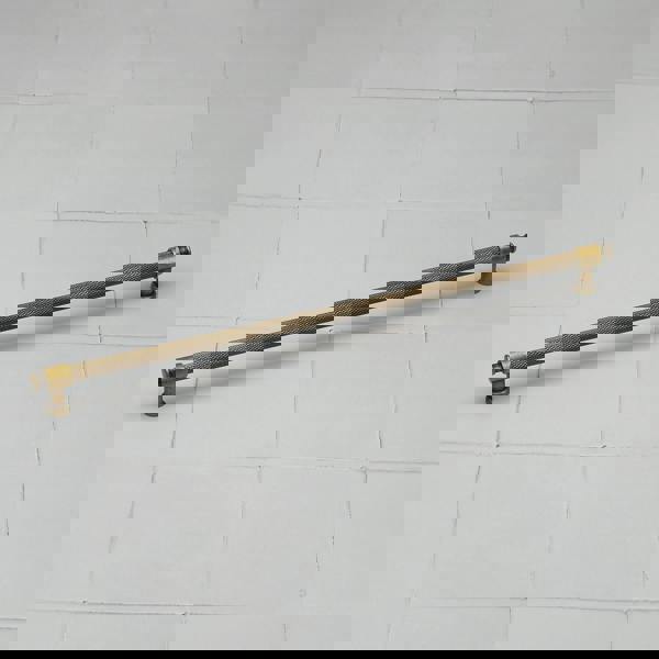 Handle & Home Antique Brass Knurled Pulls