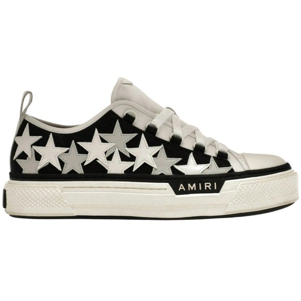 Amiri Stars Court Low Sneakers - Black