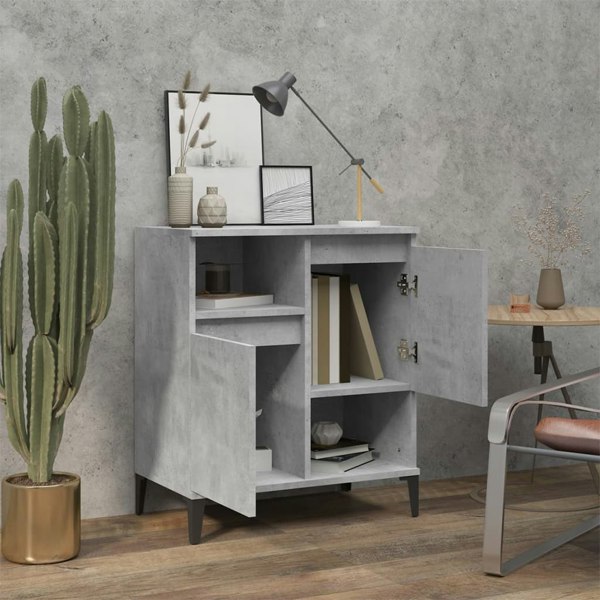 Berkfield Sideboard Concrete Grey 60x35x70 cm Engineered Wood
