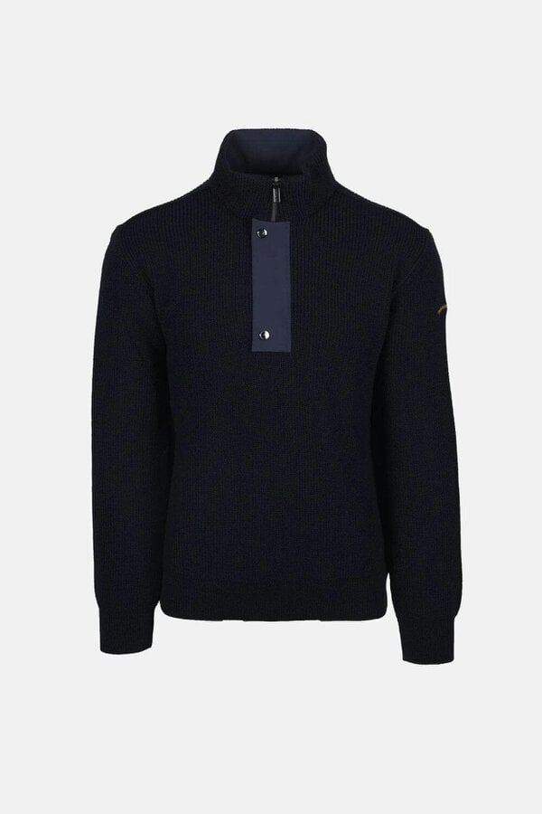Paul & Shark Wool Half-Zip Sweater with Typhoon® Details