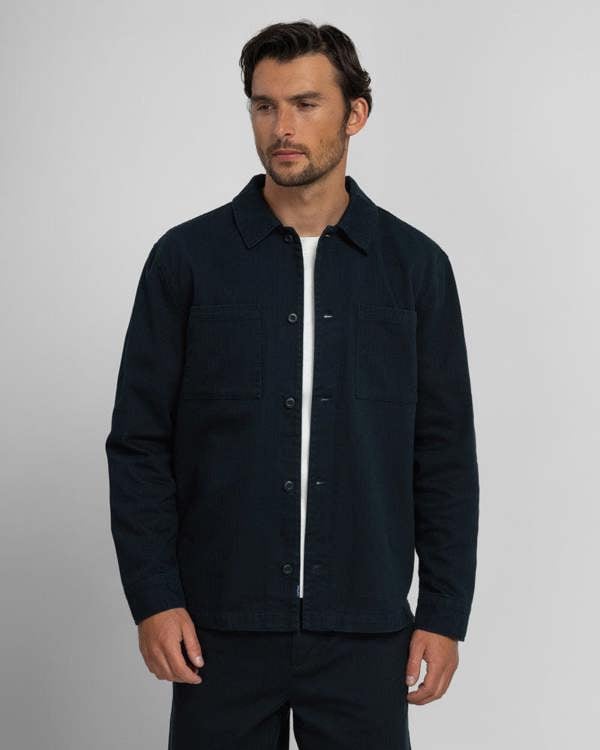 Steel & Jelly Men’s Farndon Herringbone Overshirt