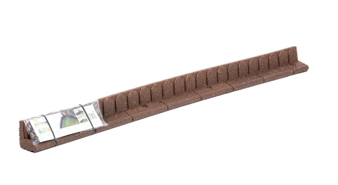 Nicoman Mower Edge Garden Border 1.2m - Lawnmower Friendly - Brown