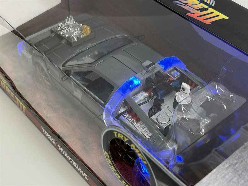 Jada Back To The Future III Rails Delorean Time Machine 1:24 Scale Jada 253255073