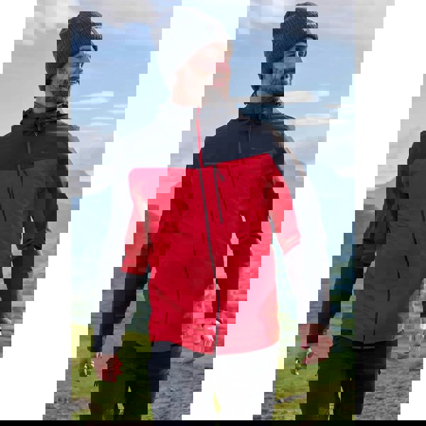 Mountain Warehouse Mens Brisk Extreme Colour Block Waterproof Jacket - Active Red