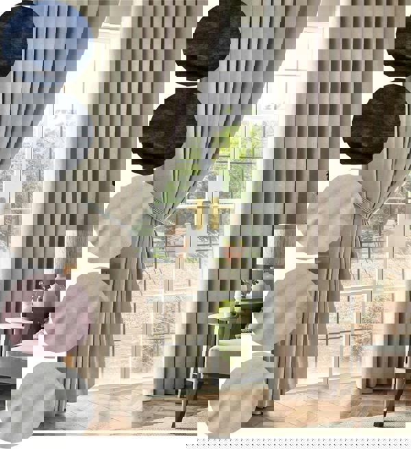 Luxury Living Chenille Blackout Pencil Pleat Top Curtains