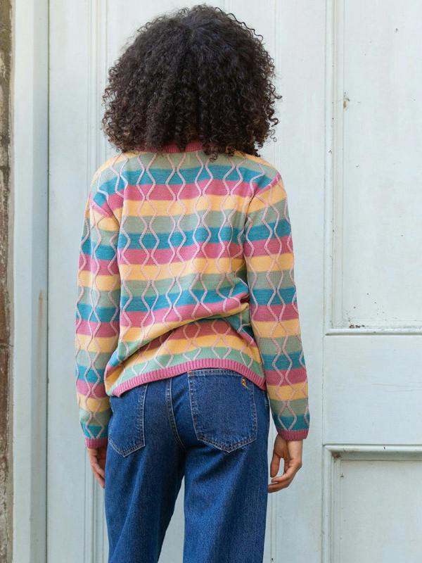 Kite Womens Organic Fancy Stripe Hermitage Knit Jumper