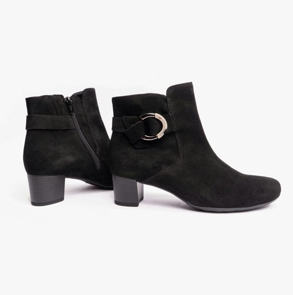 Gabor HEMP Womens Ankle Boots Black