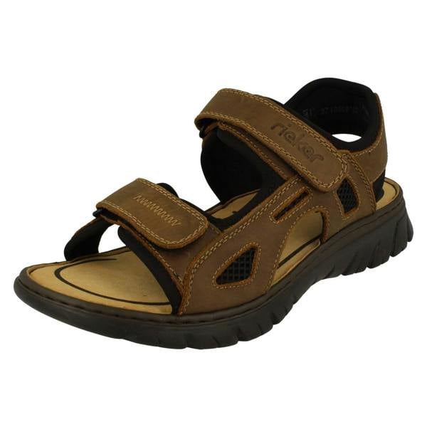 Rieker Mens Rieker Light Weight Adjustable Sandals 26761