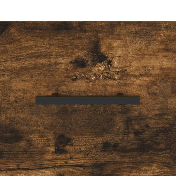 Berkfield Wall Cabinet Smoked Oak 100x36.5x35 cm Engineered Wood