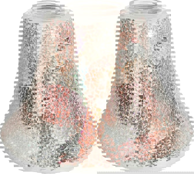 Village Candle Natural Crackle Lustre Candle Jar Shade 16cm