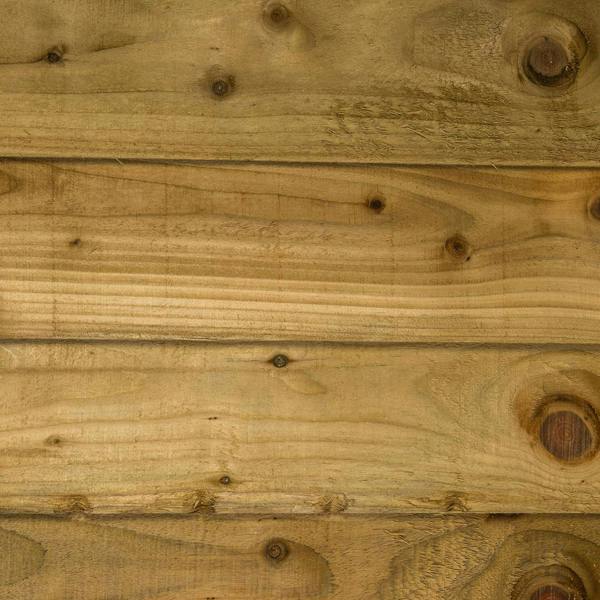 Snowdon Timber Pressure Treated Timber Feather Edge Fence Board (T) 11mm (W) 150mm (L) 2.4m - Pack of 12